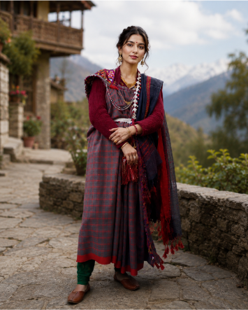 Himachal Pradesh — Pattu Drape